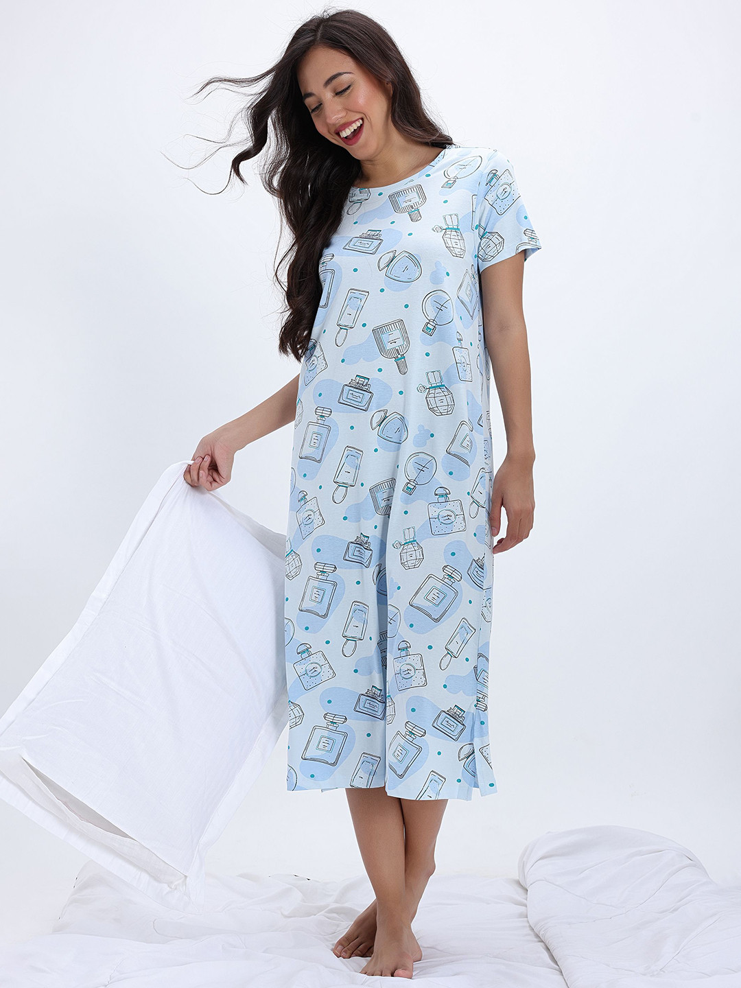Zivame Printed Nightdress
