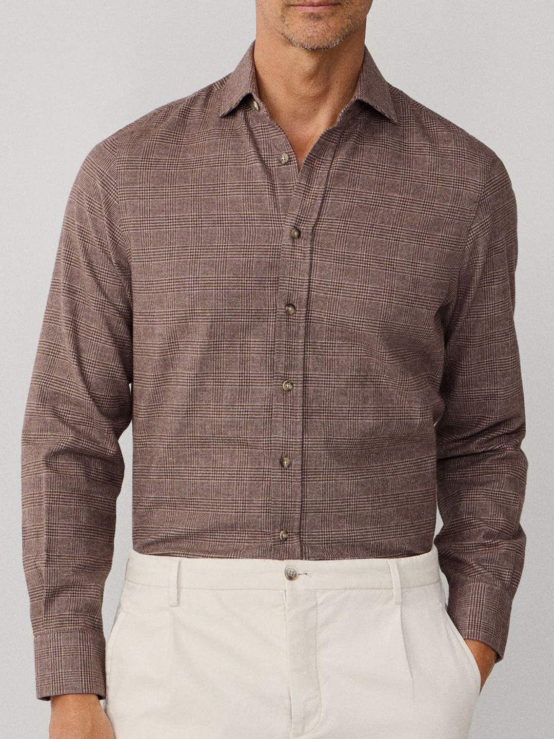 HACKETT LONDON Men Checked Casual Shirt