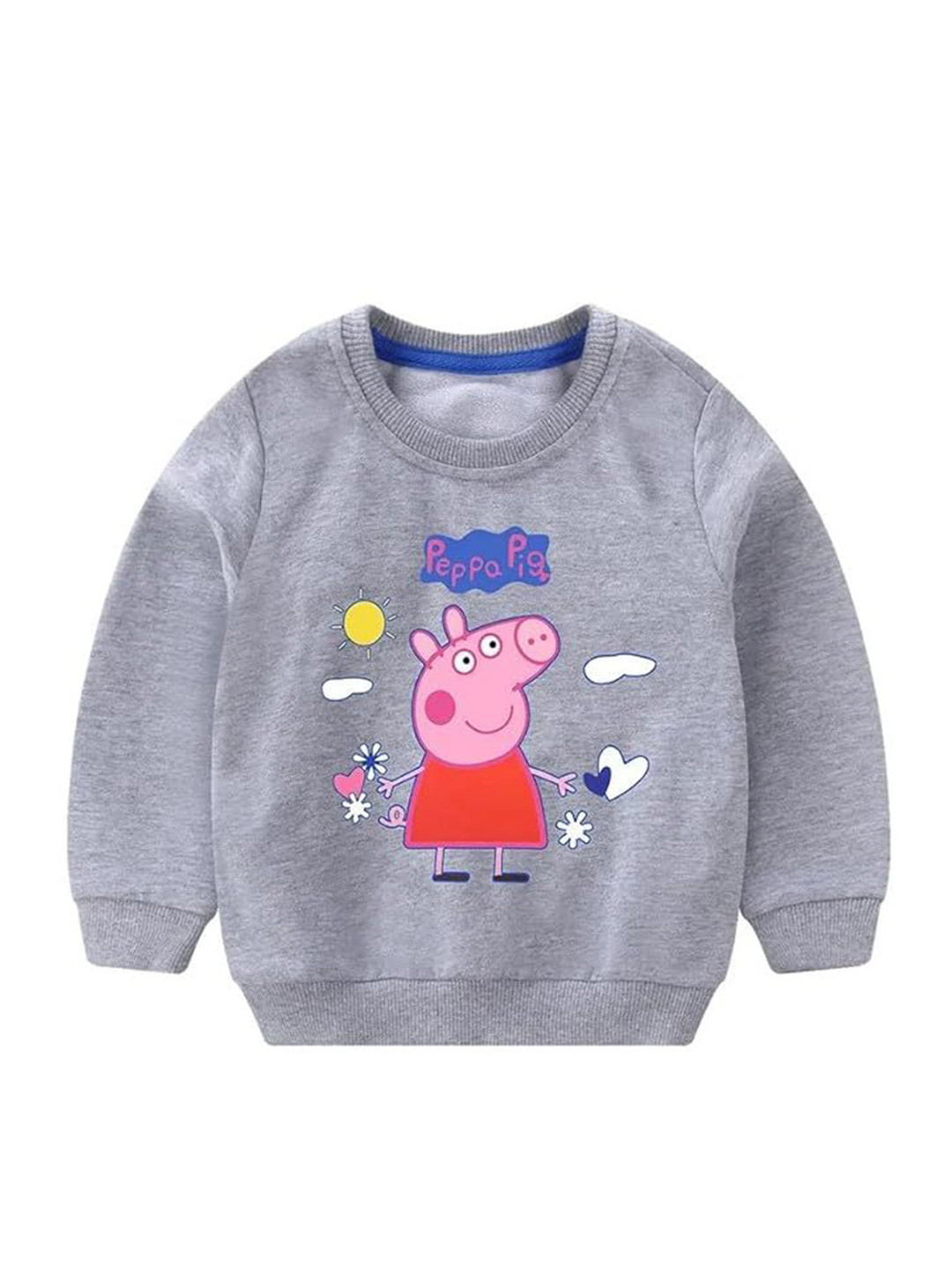 DEVEW Boys Printed Round Neck Woollen Pullover Sweatshirt