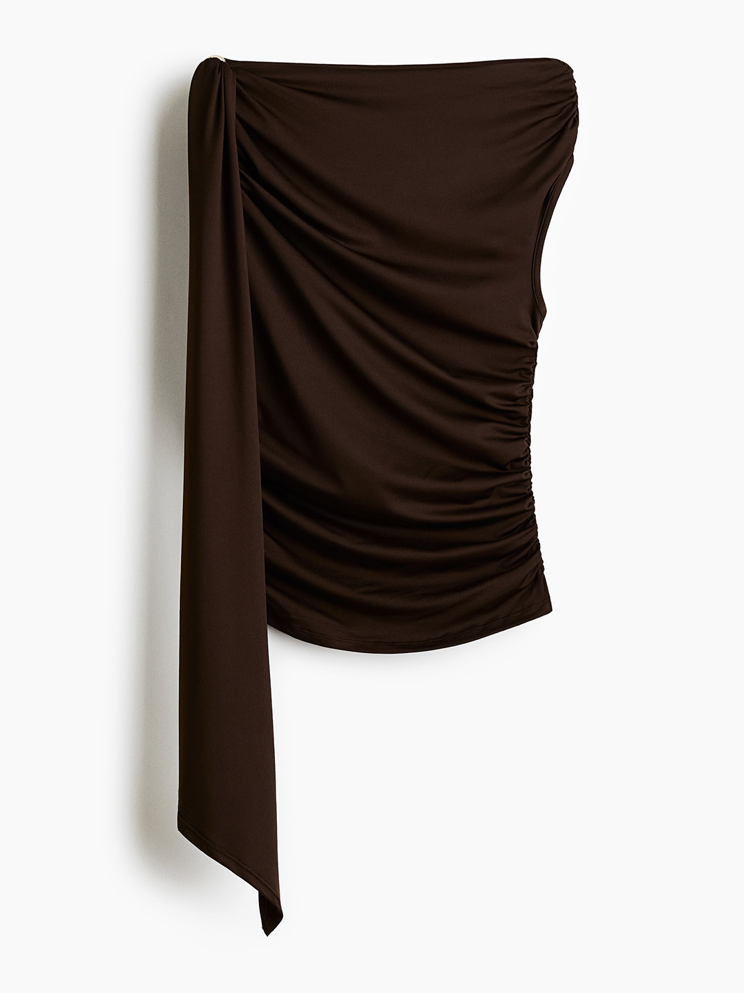 H&M Women Draped Cold-Shoulder Top