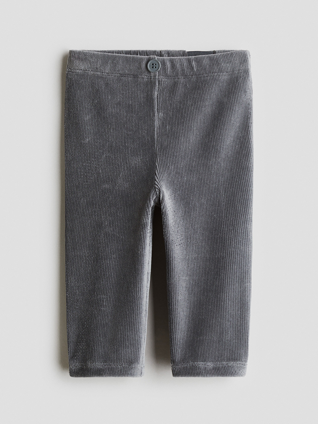H&M Girls Ribbed Velour Leggings
