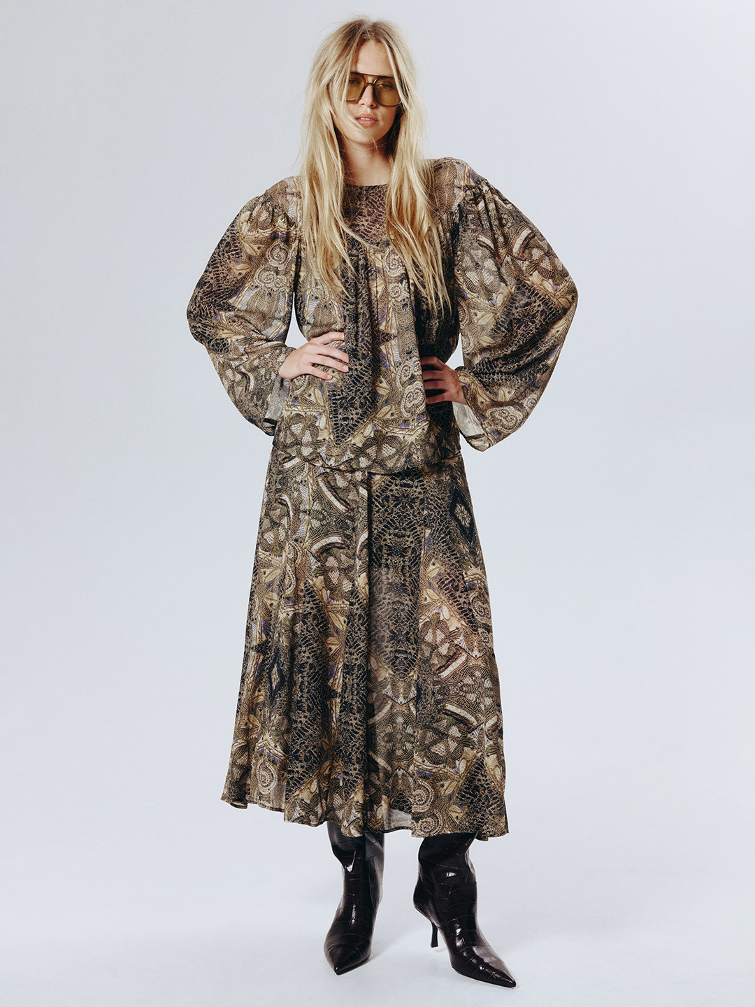 H&M Patterned Blouse