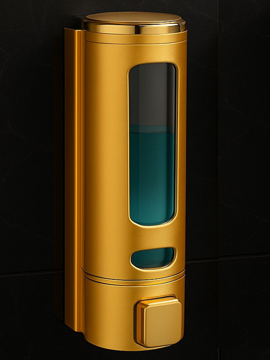 Clinton Gold-Toned Solid Plastic Soap Dispenser