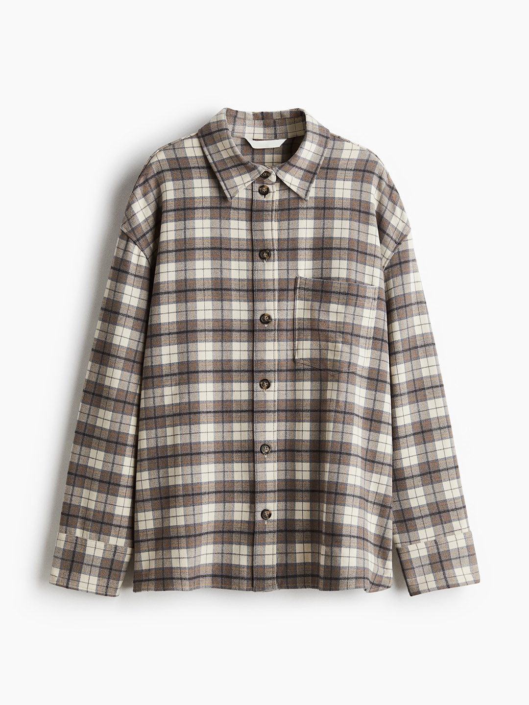 H&M Women Oversized Flannel Shirt