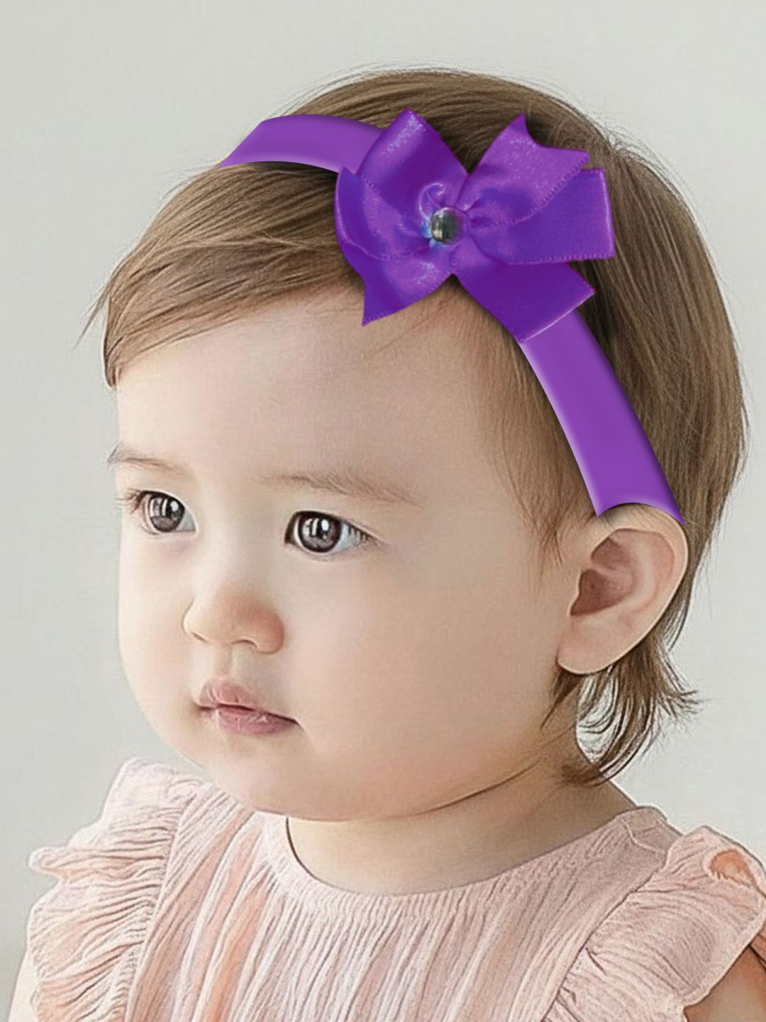 VAGHBHATT Girls Set of 6 Headbands Handmade Flower Hair Bow