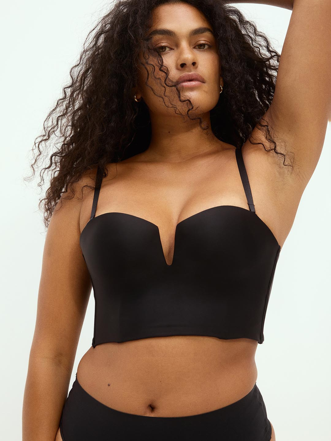 H&M Padded-Cup Microfibre Bustier