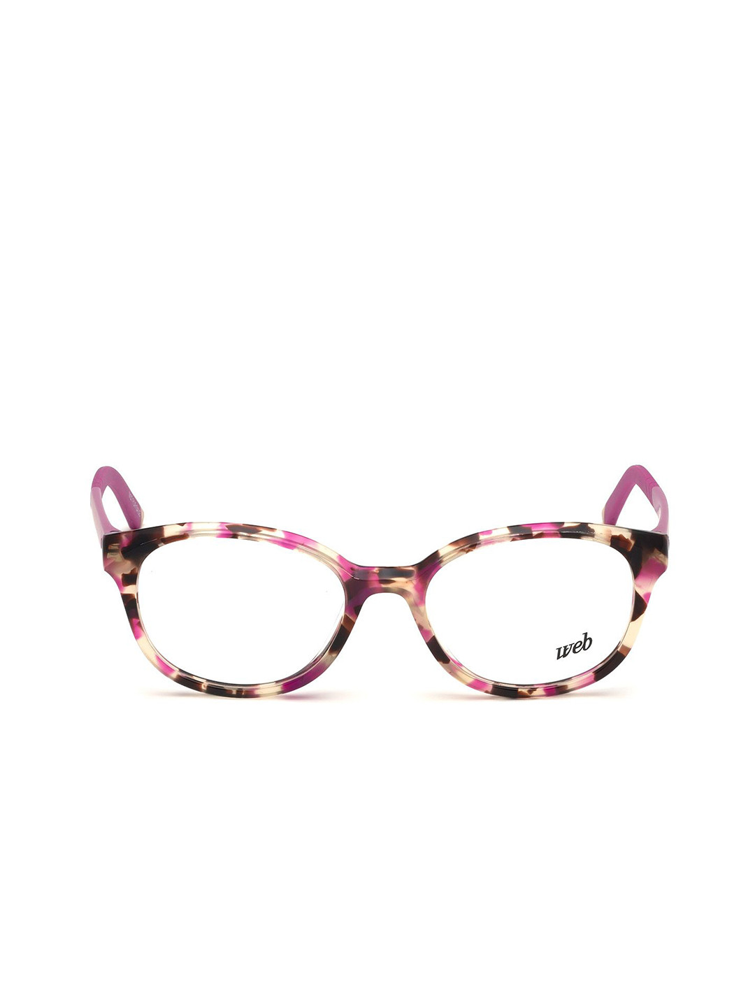 WEB EYEWEAR Girls Abstract Printed Cateye Frames WE5264 46 055