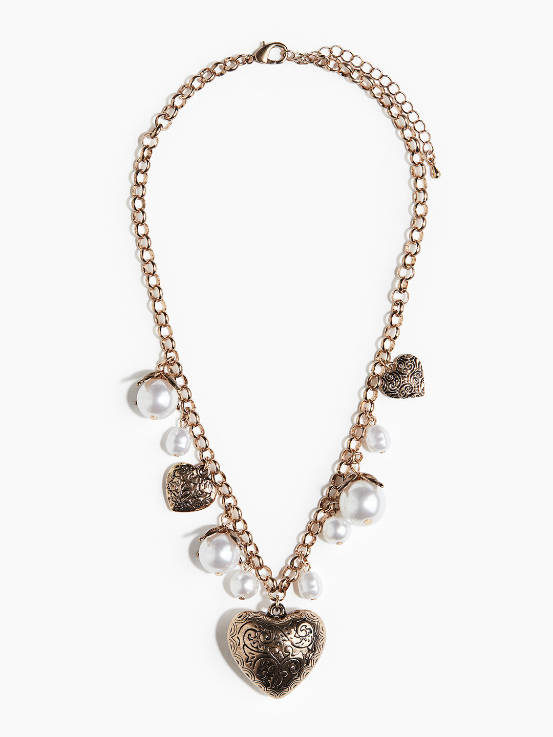 H&M Heart-pendant chain necklace