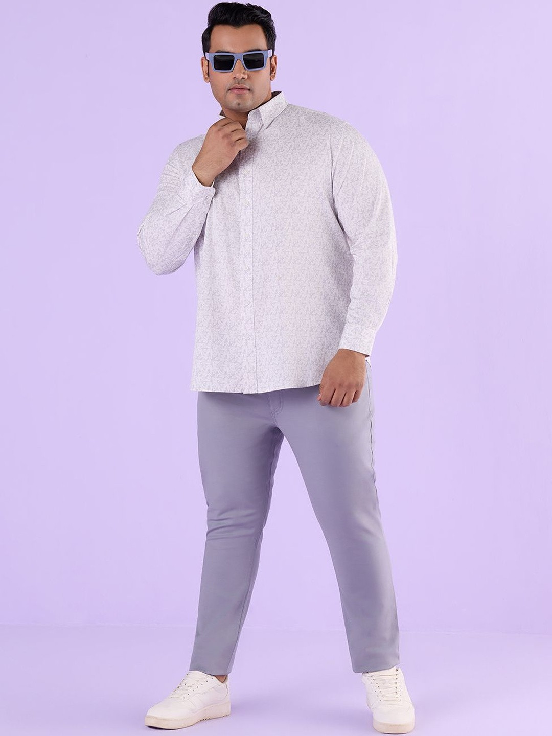 Big Hello - The Plus Life Men Plus Size Hangout Collection Cotton Chinos Trouser