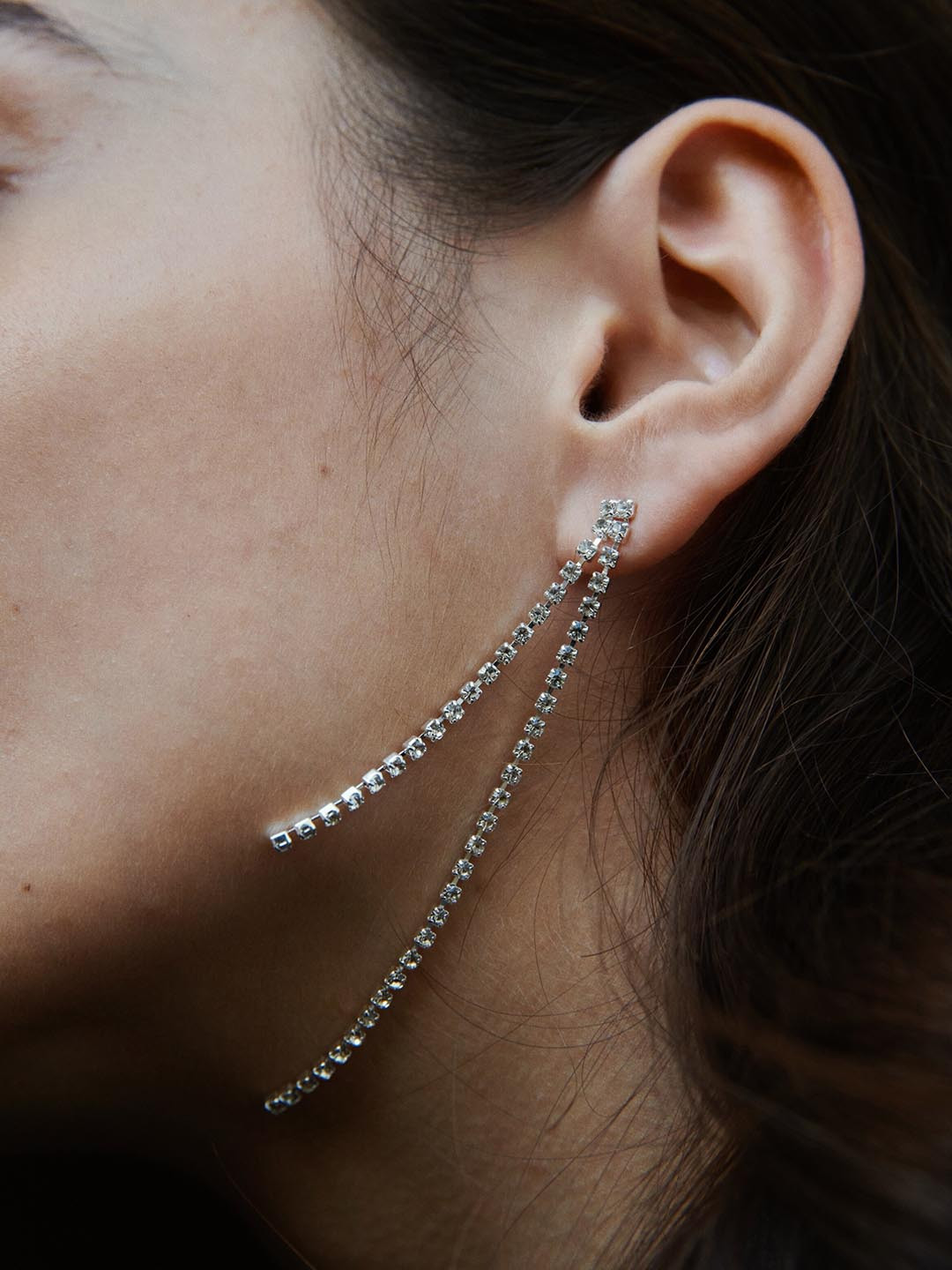 H&M Rhinestone Earrings