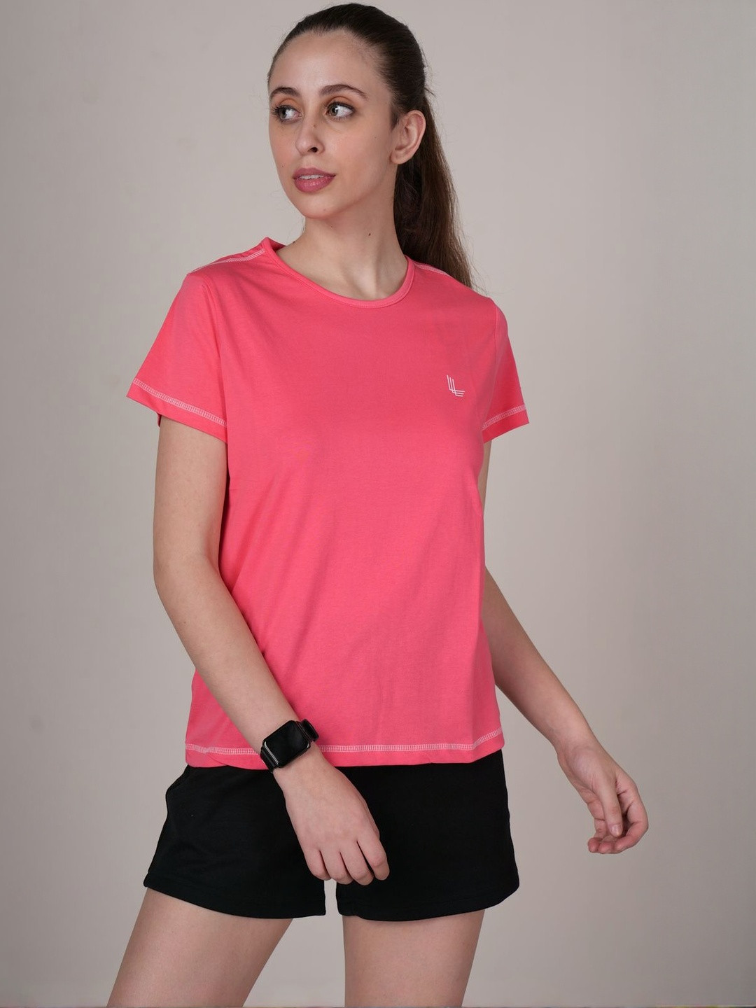 OUTLAWS Women Brand Logo Bio Finish T-shirt