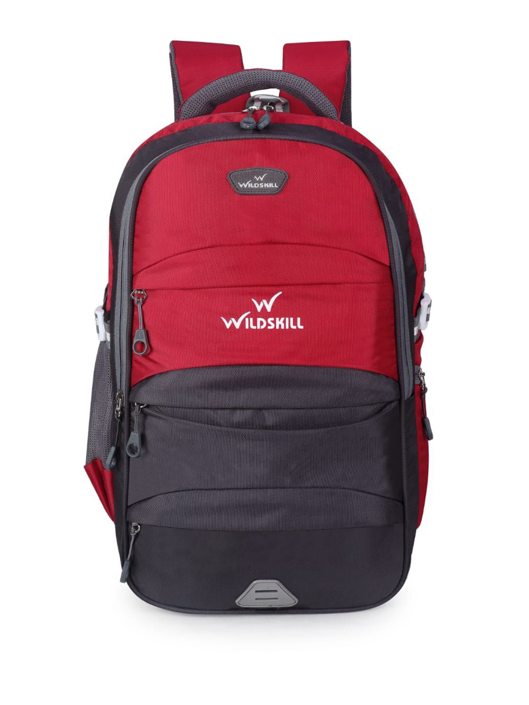 WILDSKILL Unisex Brand Logo Backpack with Compression Straps