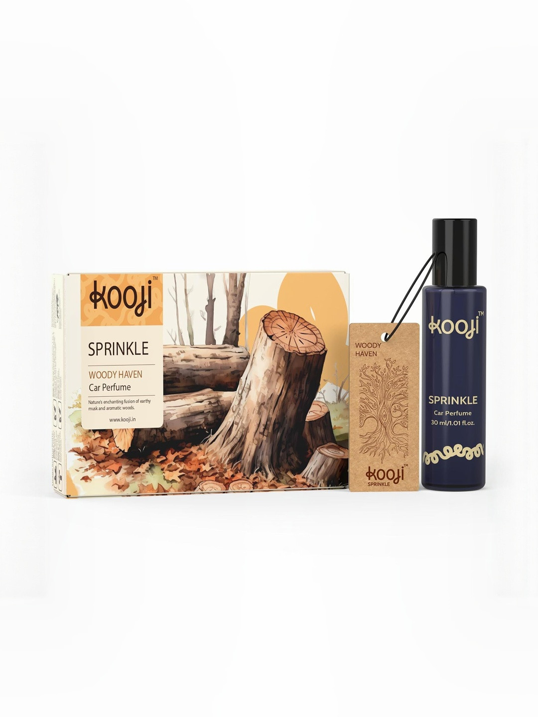 Kooji Woody Haven Car Air Freshener - 30 ml