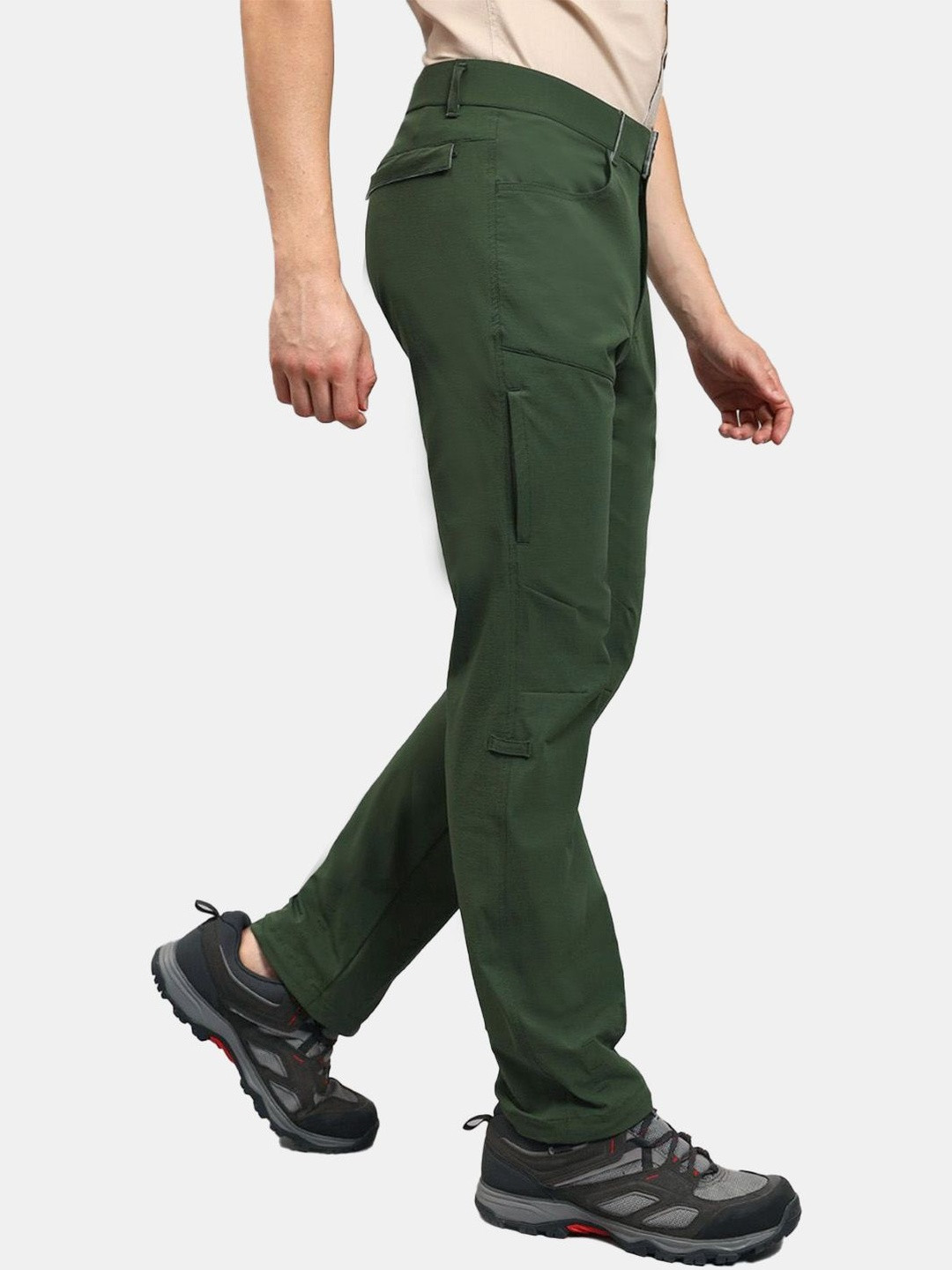 Reccy Men Relaxed Straight Leg Sun Protected Tall Length Wrinkle Free Trouser