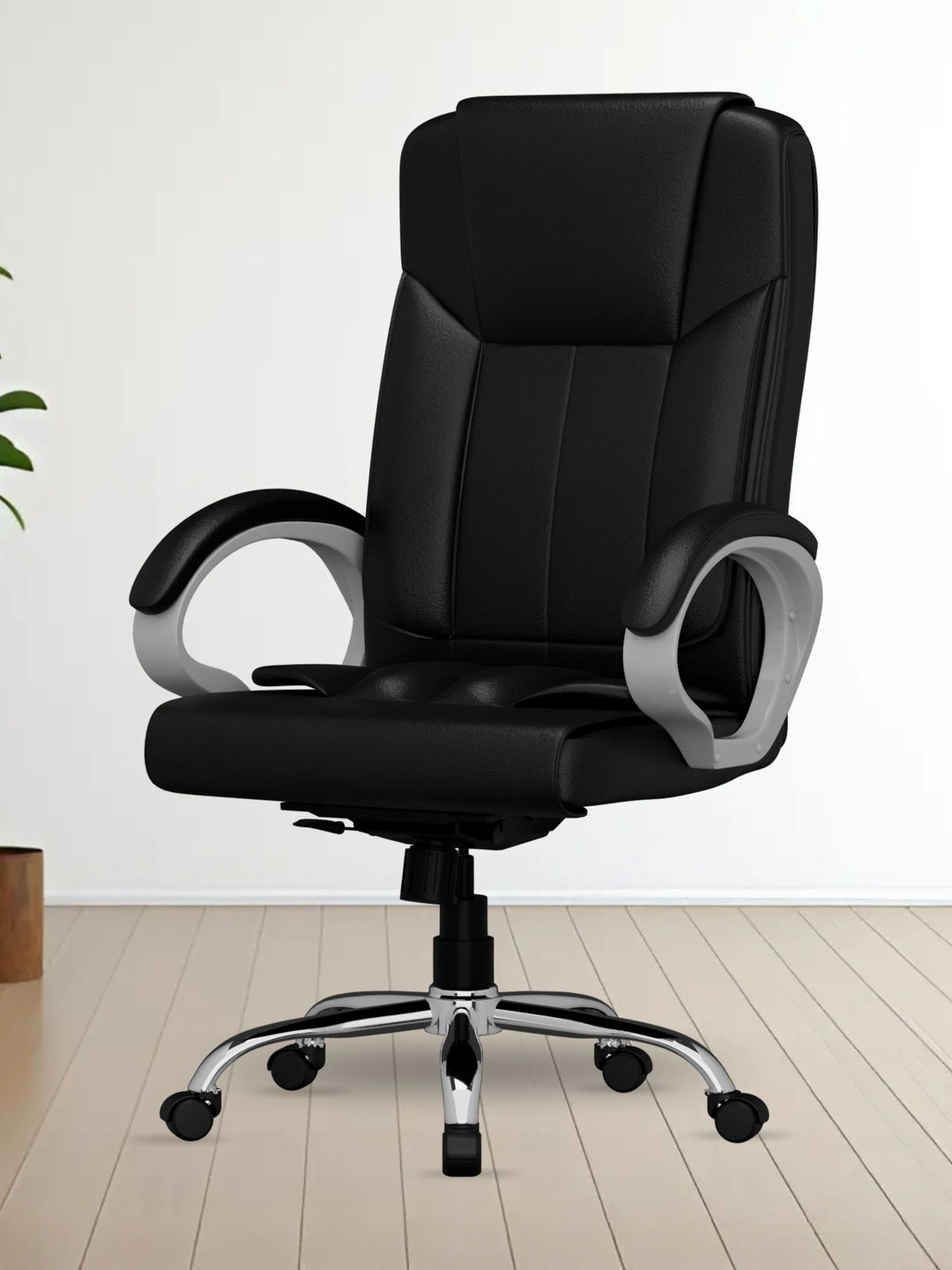 FUGO High Back Swivel Study Arm Chair