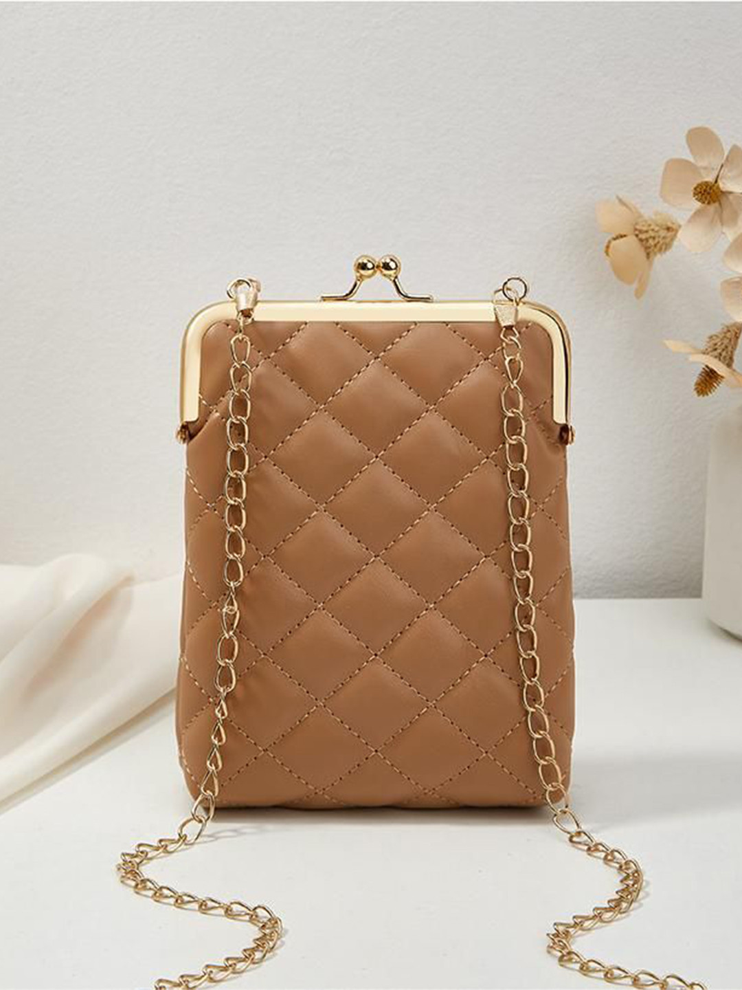 CORSICA Women Structured Small Sling Bag with Quilted