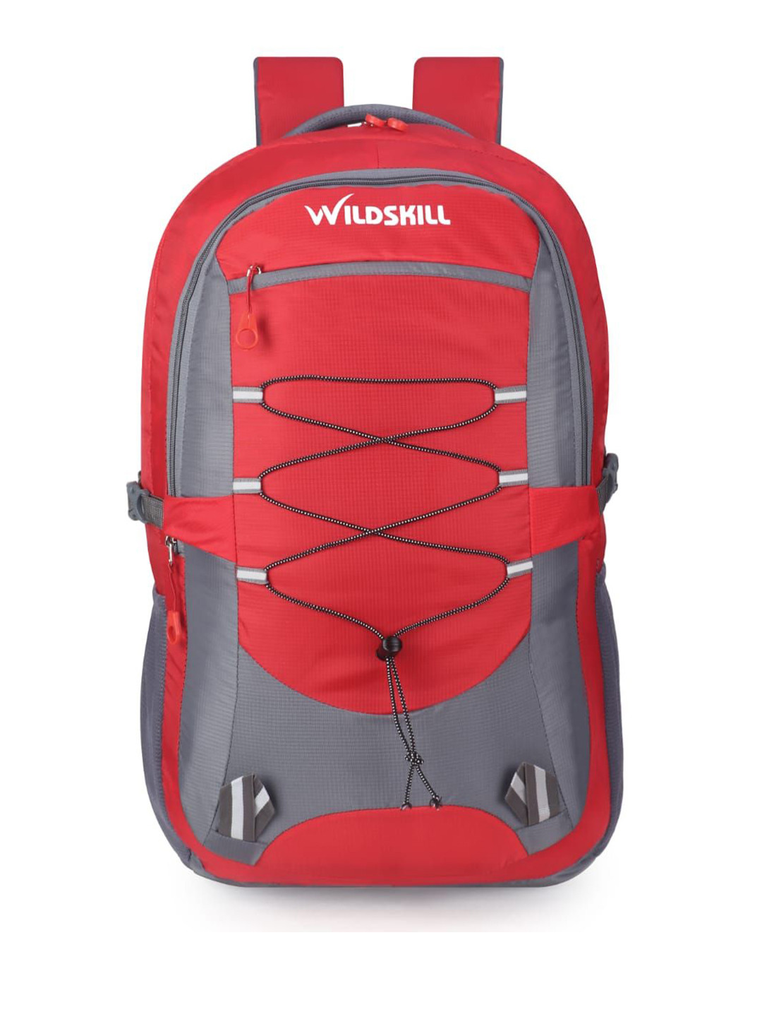 WILDSKILL Unisex Brand Logo Backpack with Compression Straps