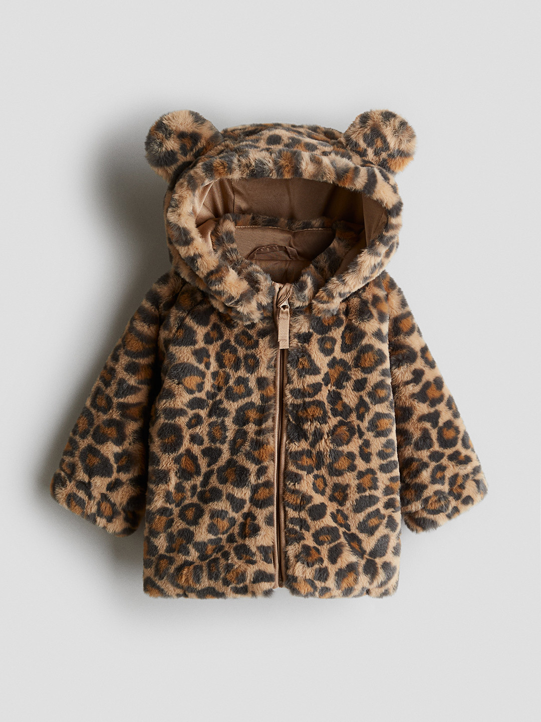 H&M Patterned Fluffy Jacket