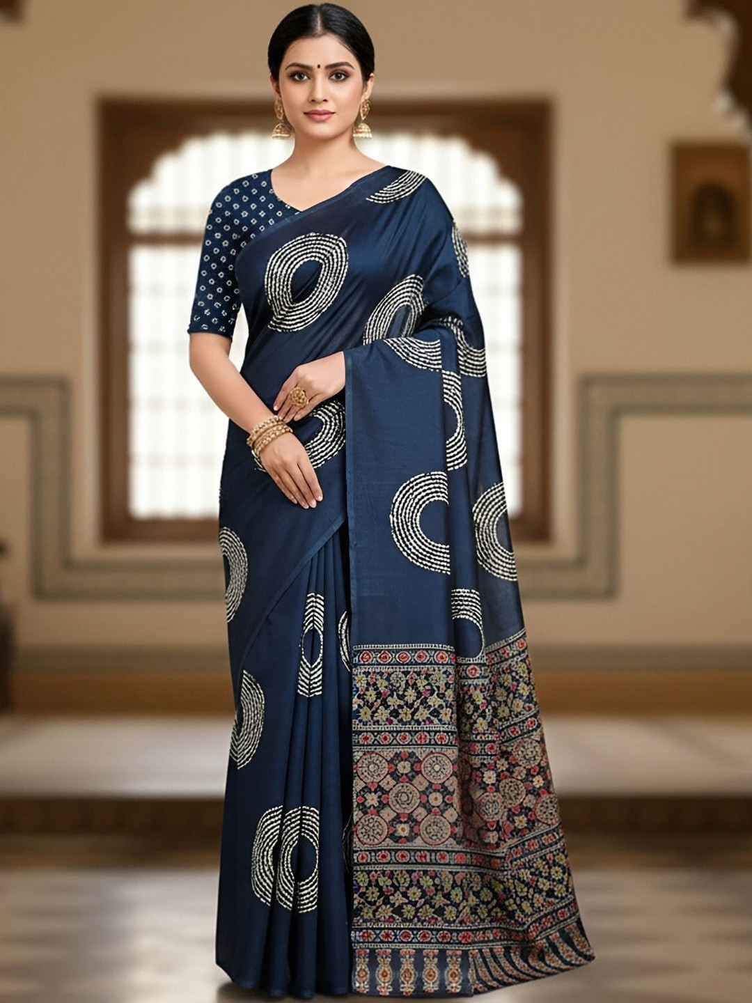 GEN Z TRENDS Pure Cotton Saree