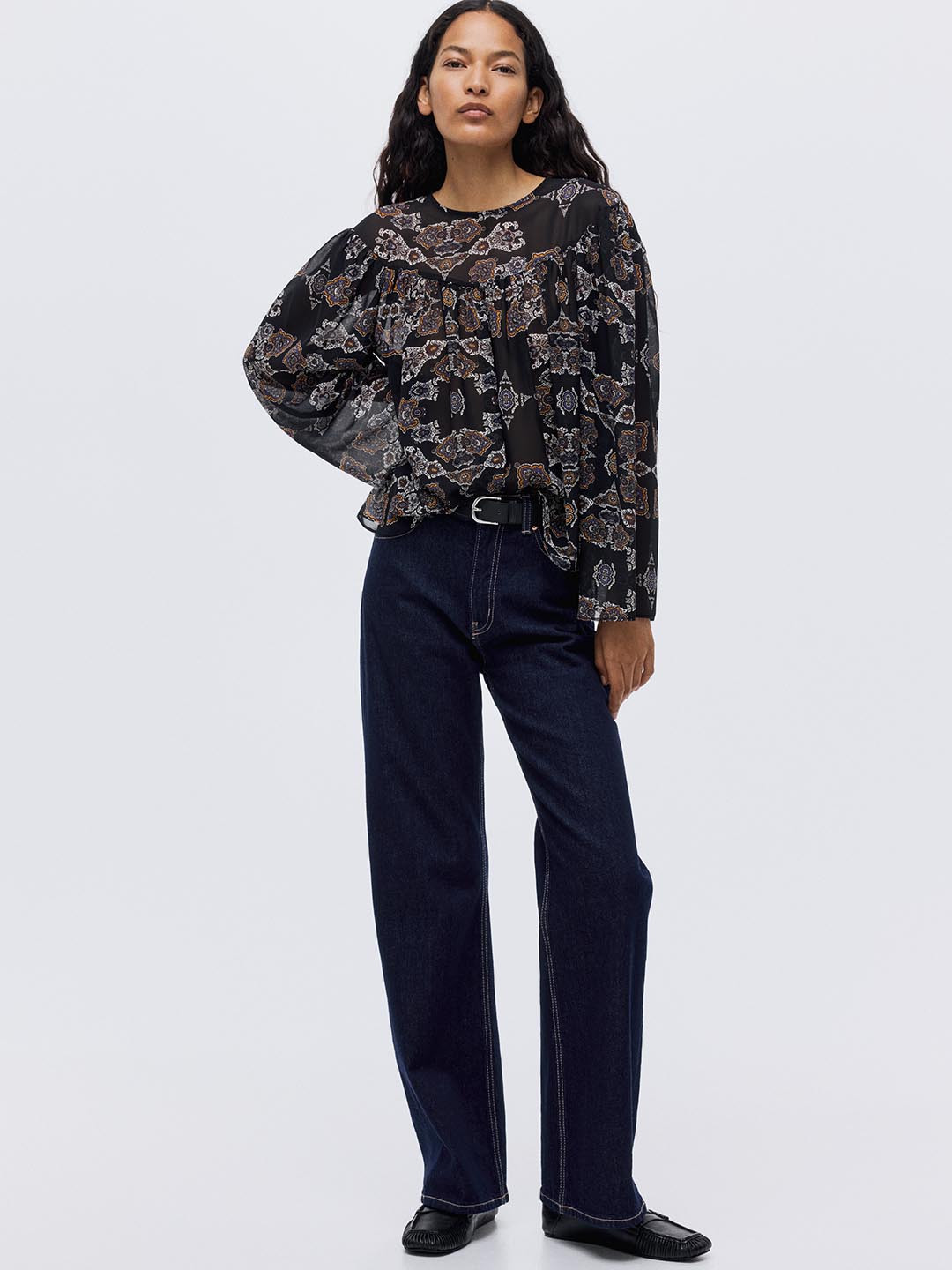 H&M Women Patterned Blouse