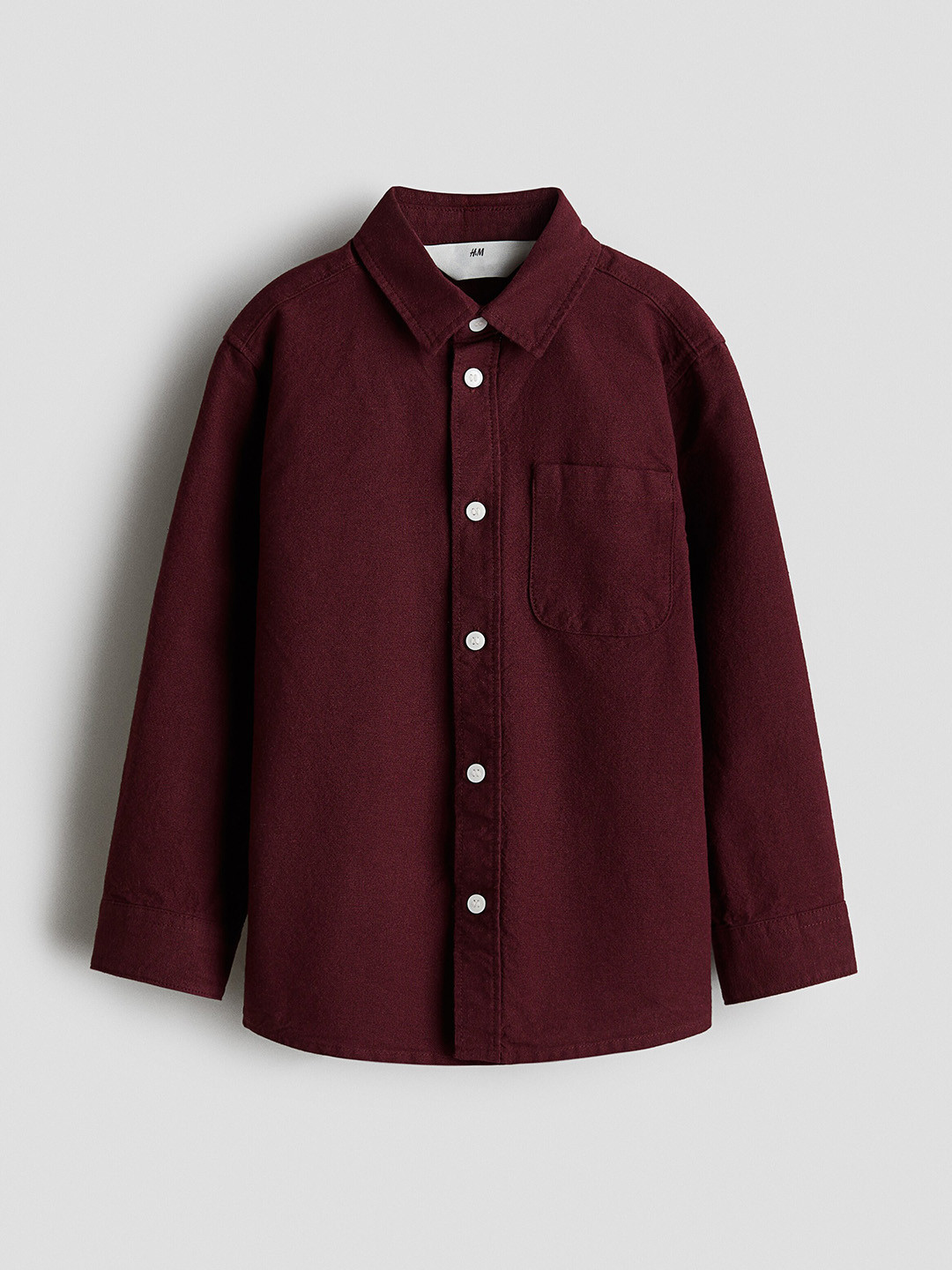 H&M Boys Red Cotton Shirt