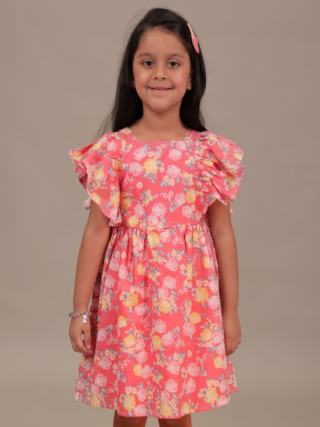 Grit N Groove Print Fit & Flare Dress