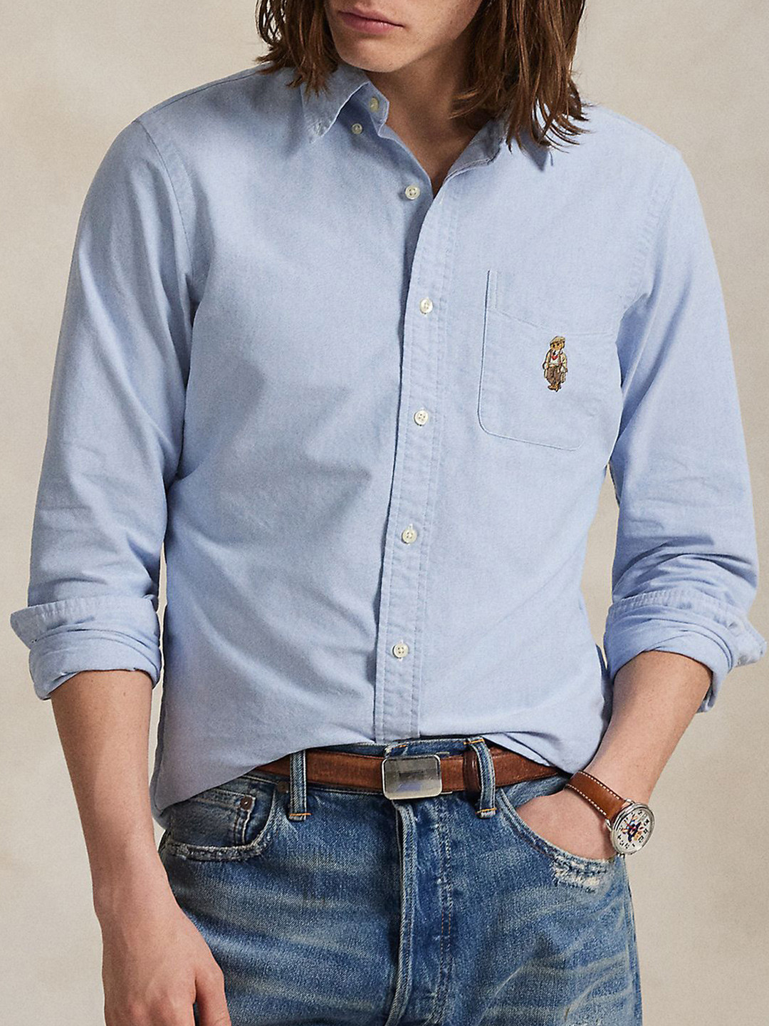 Polo Ralph Lauren Polo Bear Pure Cotton Custom Fit Oxford Shirt