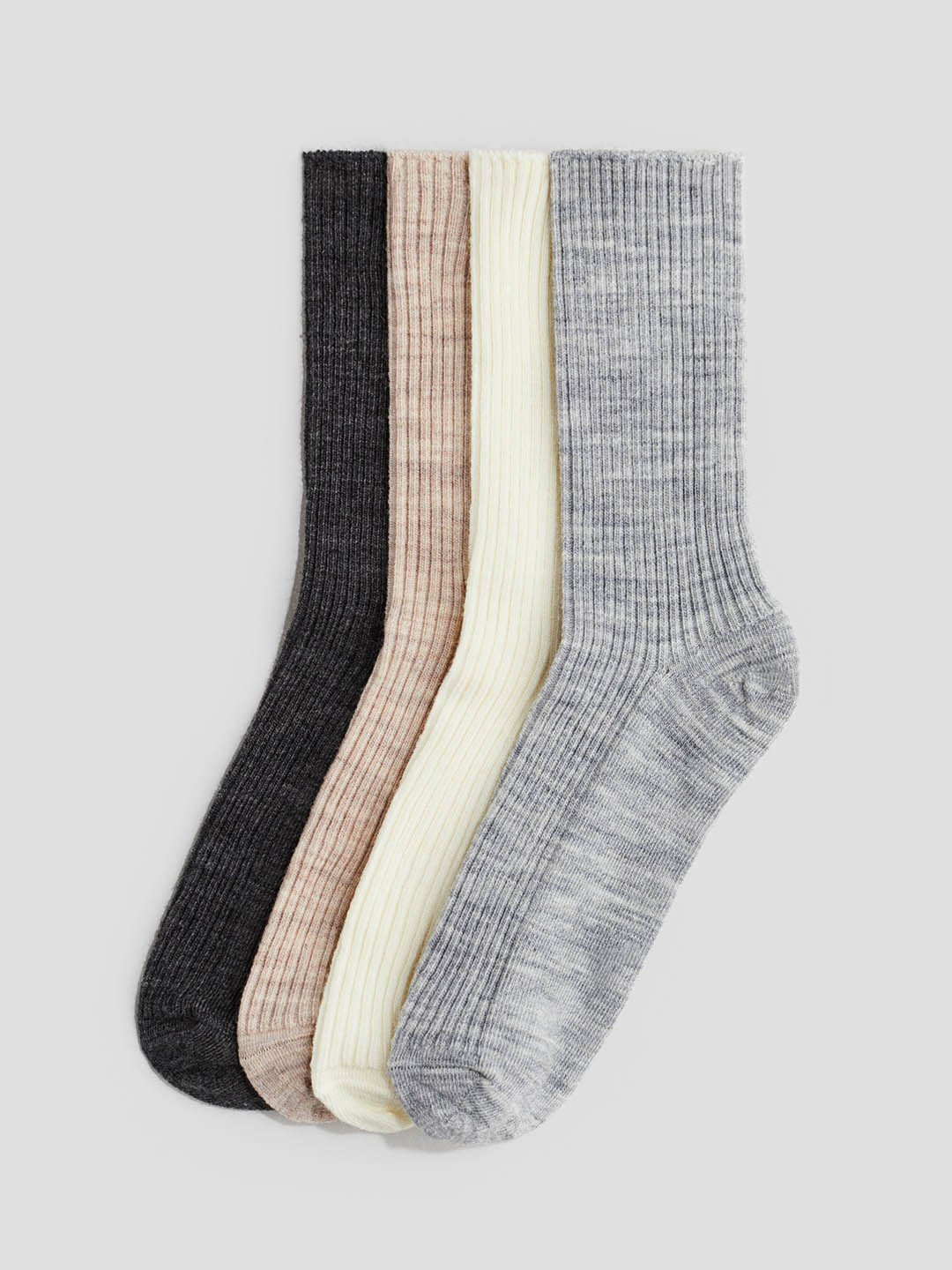 H&M Boys 4-Pack Wool-Blend Socks
