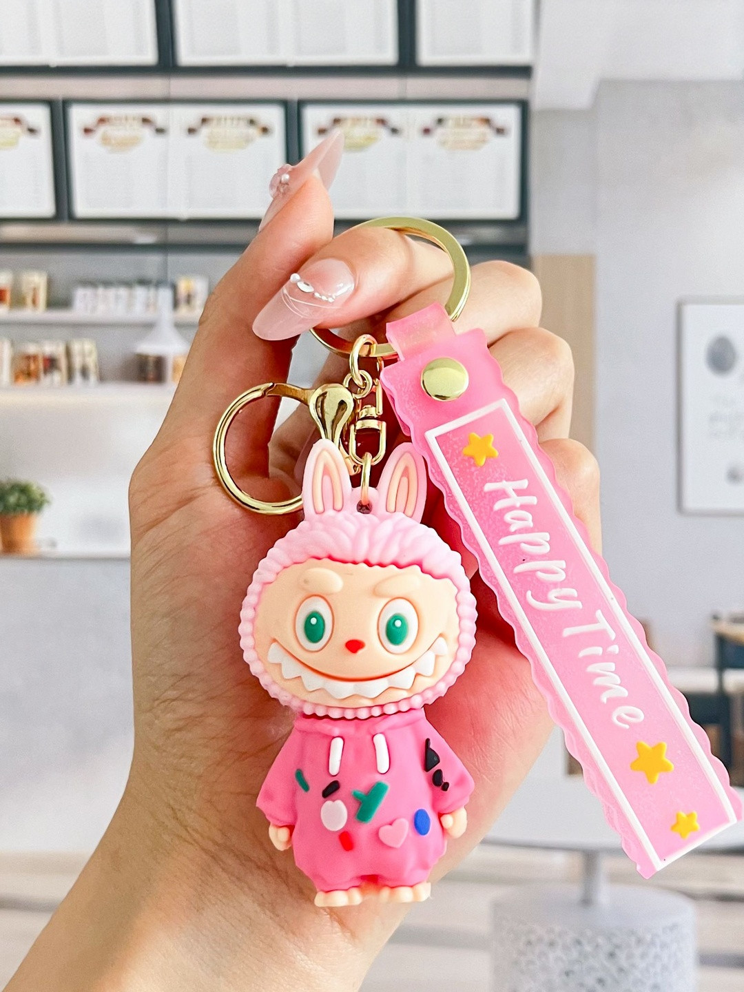 Flenzy Unisex Cute Cartoon Doll Miniature Key Chain
