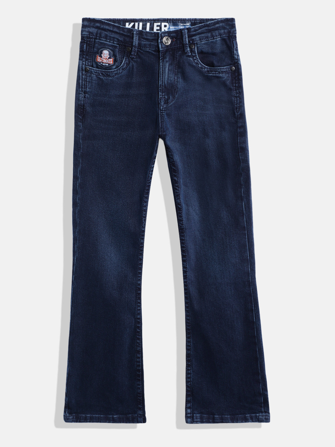JUNIOR KILLER Boys Bootcut Mid-Rise Jeans