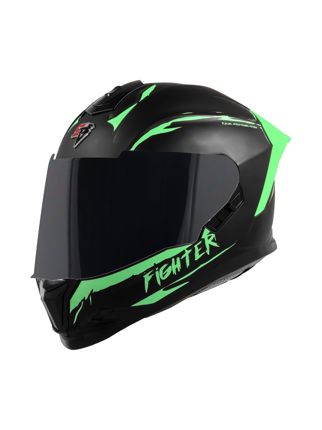 Steelbird Graphic Printed Scratch Resistant Close Face Motorbike Helmet