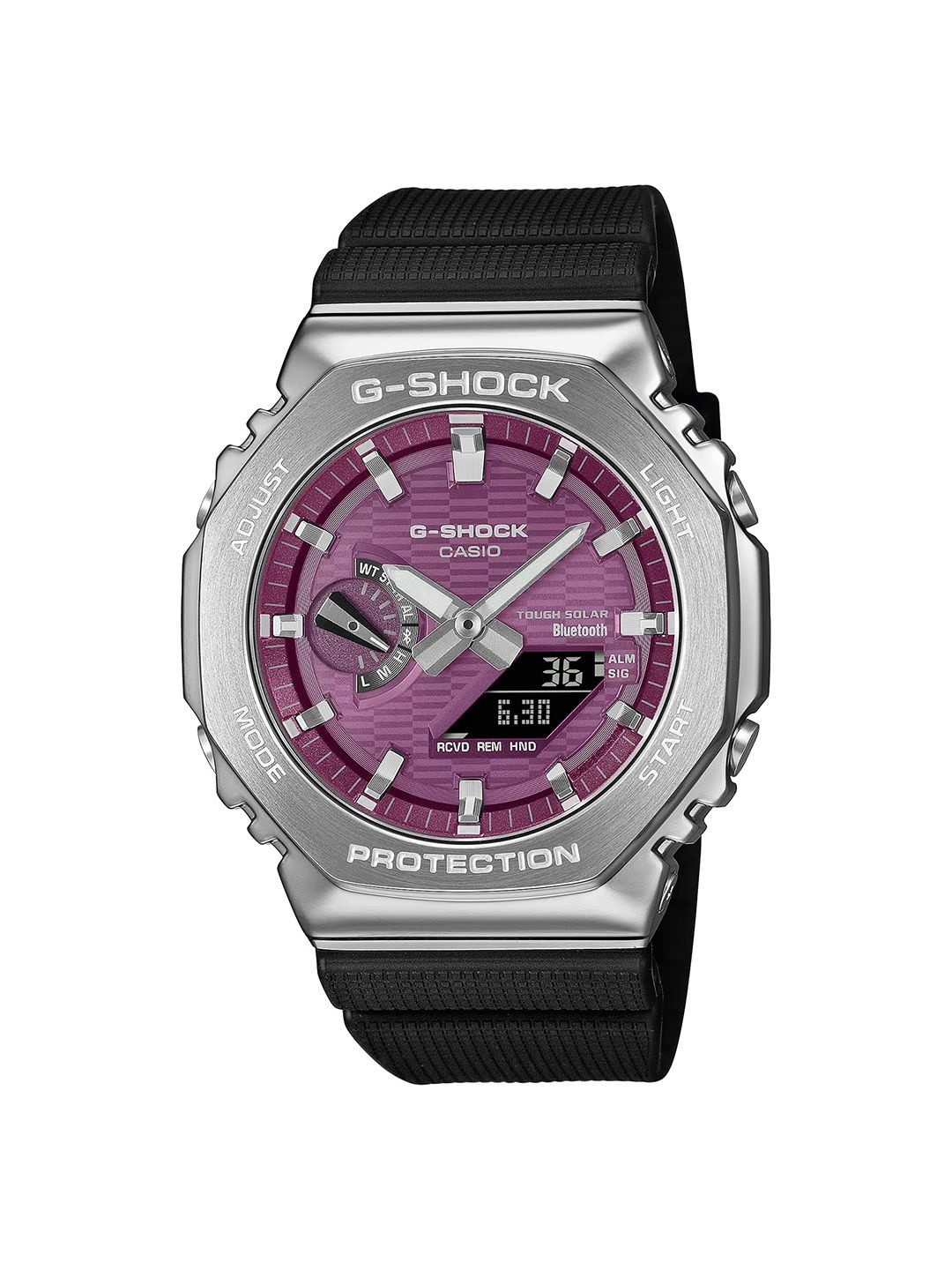 CASIO G-SHOCK GBM-2100A-4BDR Burgundy Analog-Digital dial Bio-Based Resin Band G1735
