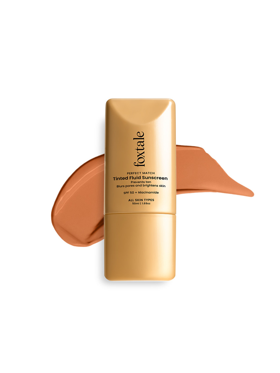 FoxTale Perfect Match Tinted Fluid SPF 50 + Sunscreen 50 ml - Coco