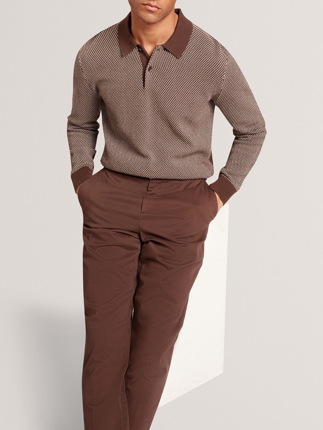 Ted Baker Men Polo Collar T-shirt
