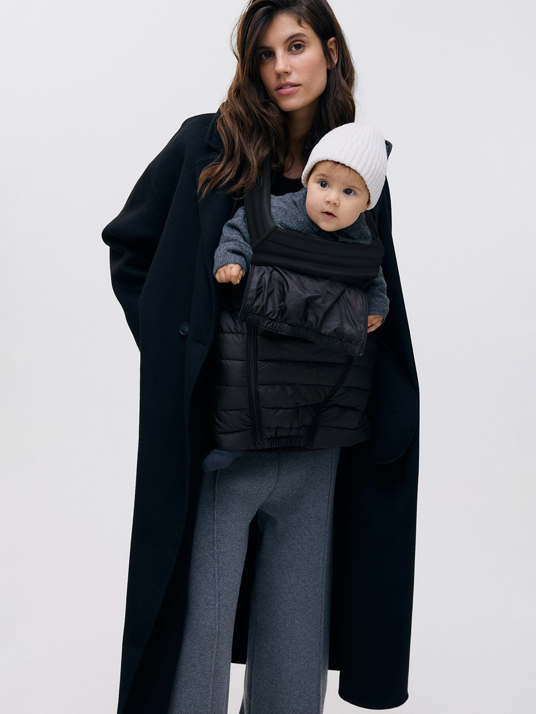 H&M MAMA Before & After Babywearing Puffer Jacket