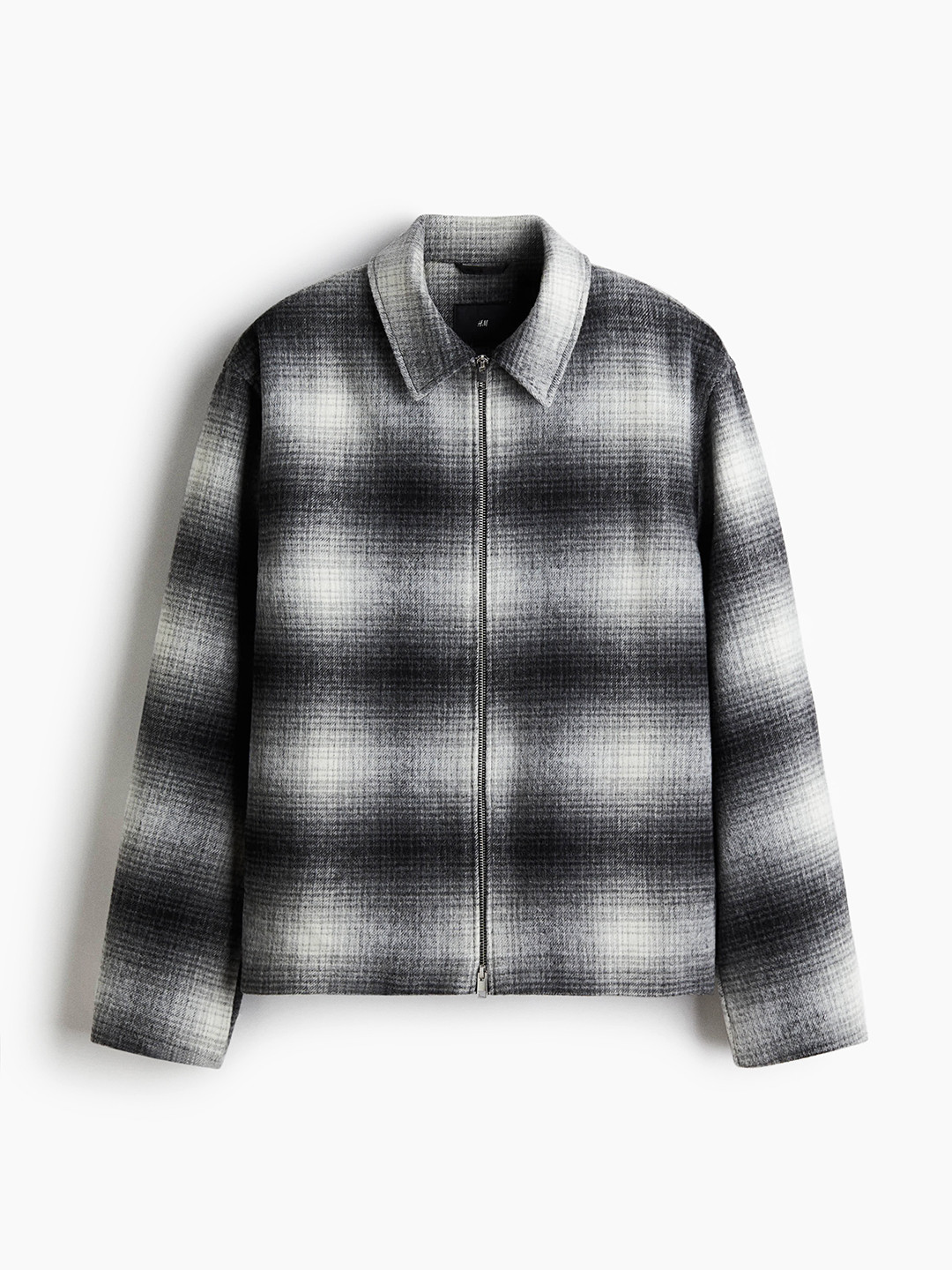 H&M Men Regular Fit Wool-Blend Overshirt