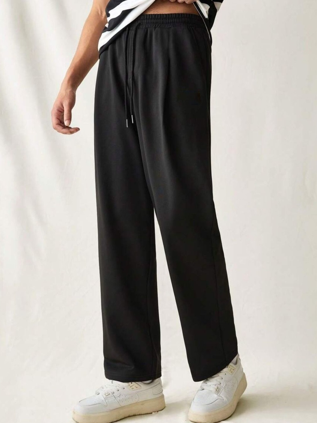 MaverIQ Men Relaxed Loose Fit Easy Wash Korean Pant