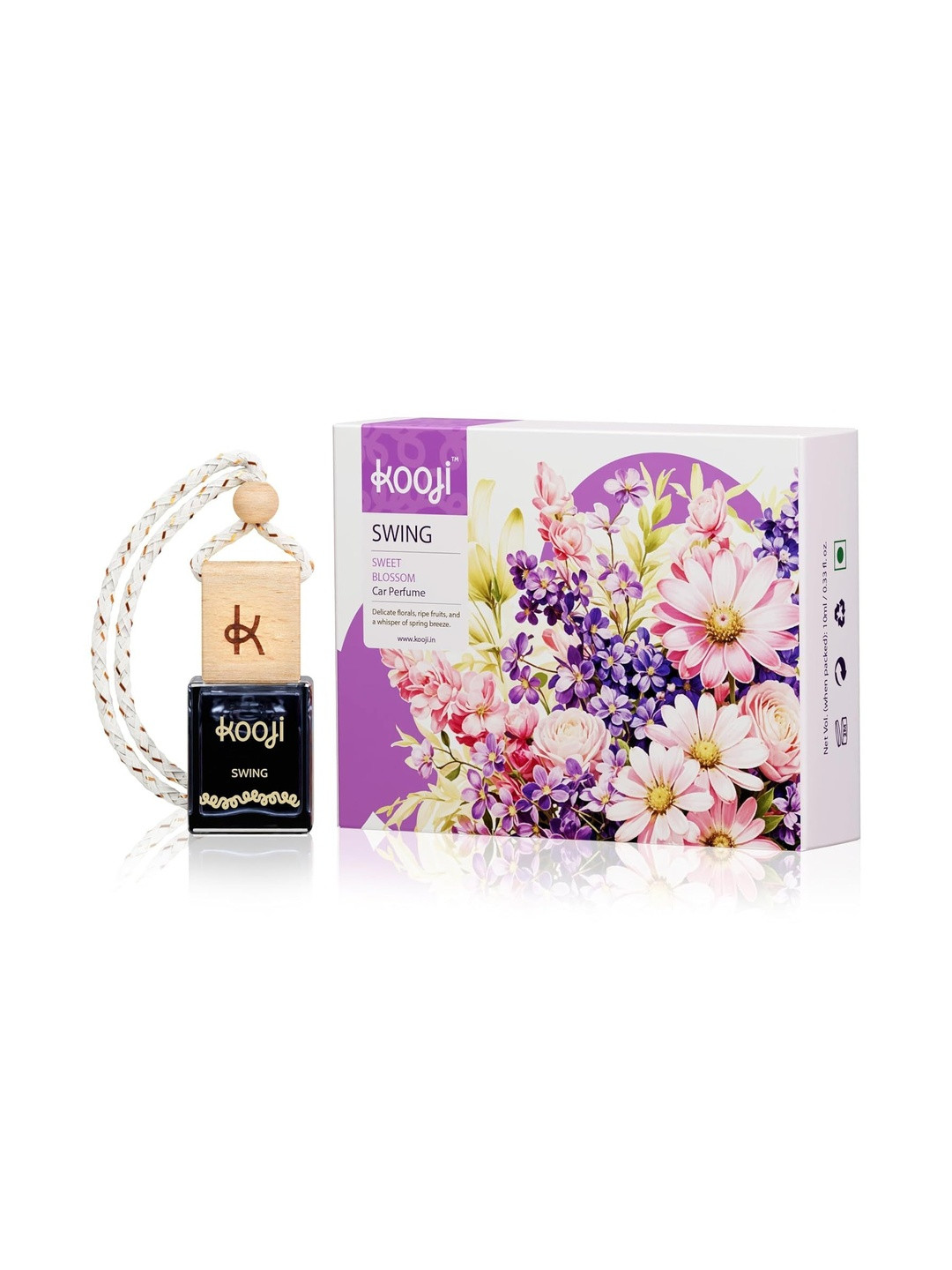 Kooji Swing Sweet Blossom Hanging Car Freshener - 10 ml