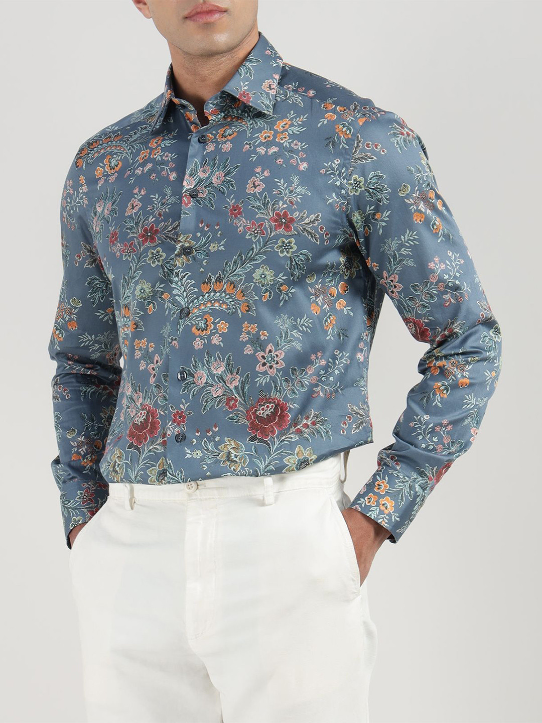 ETRO Men Floral Printed Casual Shirt