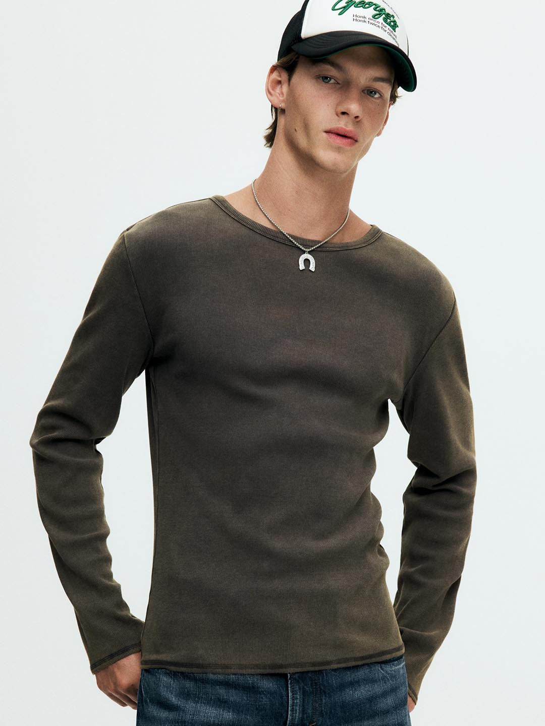 H&M Slim Fit Ribbed Top