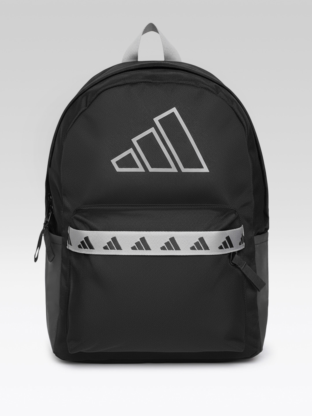 ADIDAS Unisex Brand Logo Classic Tape Backpack with Reflective Strip