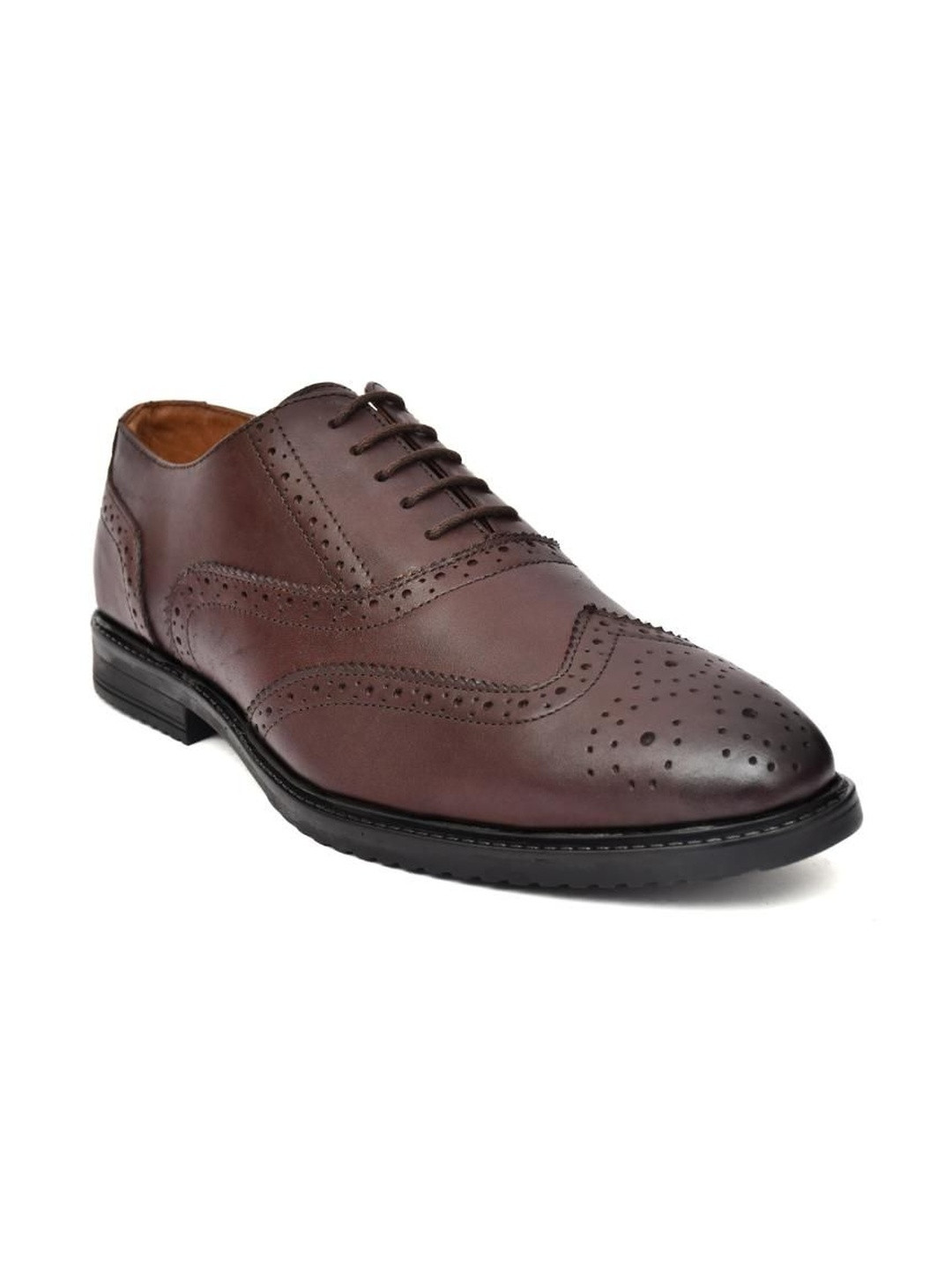 Warnex Men Genuine Leather Full Formal Brogues
