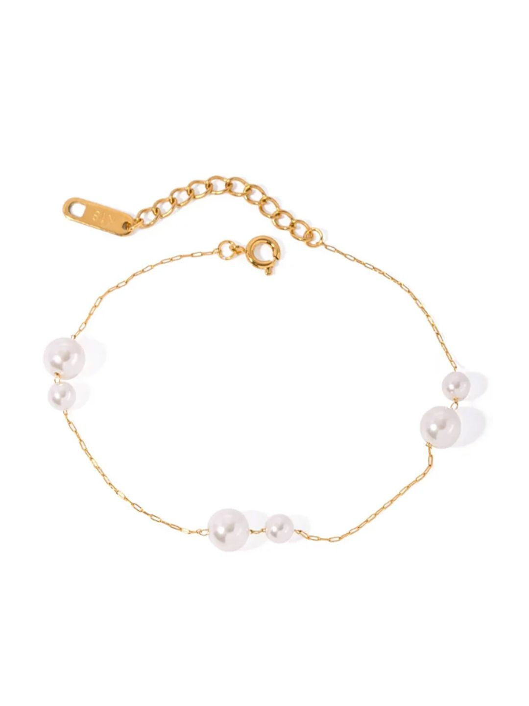 DIMPLERY Women Gold-Plated Wraparound Bracelet