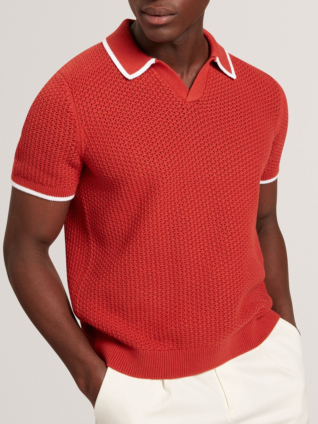 Ted Baker Men Polo Collar T-shirt