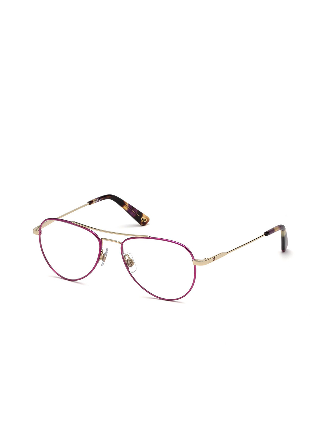 WEB EYEWEAR Unisex Full Rim Gold-Toned Aviator Frames