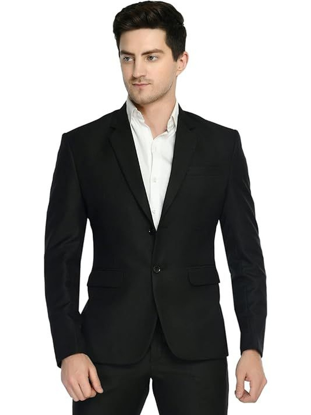 Sadbhav Men Notched Lapel Single Breasted Blazer