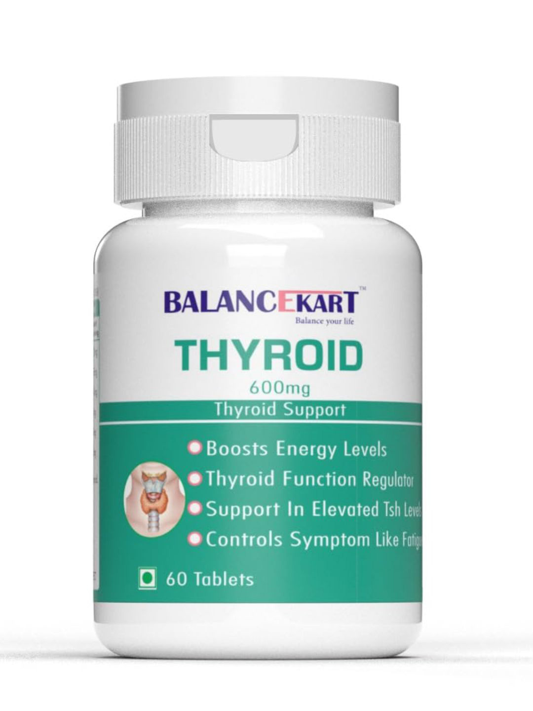 balancekart Thyroid Support 600MG Tablets - 60 Tablets