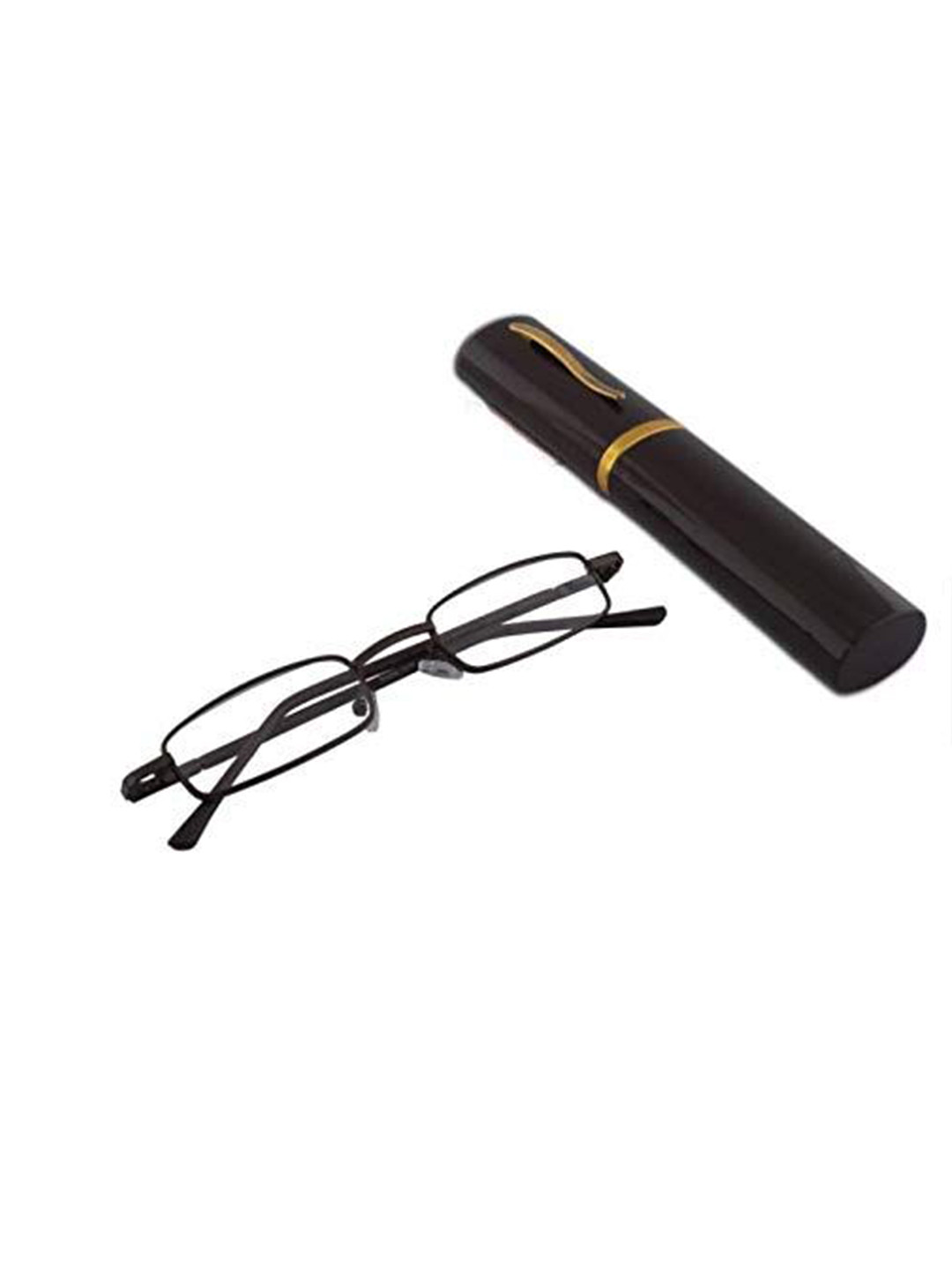 AUGEN Unisex Full Rim Rectangle Frames With Sizzler-PC-Brown+1.00