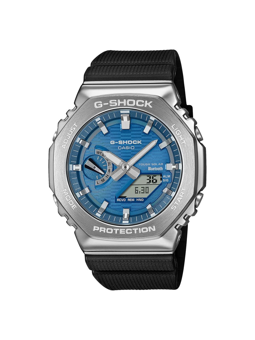 CASIO G-SHOCK GBM-2100A-2BDR Blue Analog-Digital dial Bio-Based Resin Band G1734
