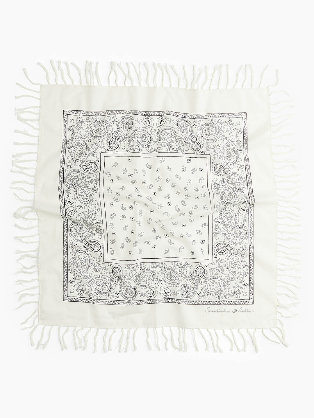 H&M Fringed Cotton Scarf